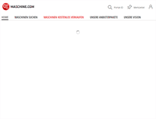 Tablet Screenshot of maschine.com